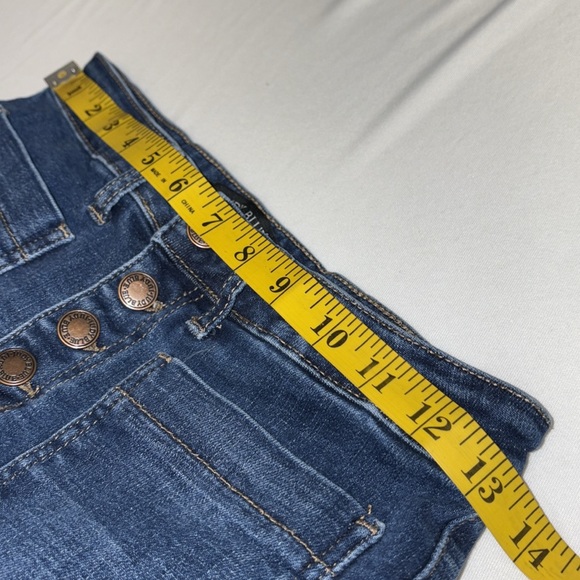 Judy Blue jeans skinny fit button fly tappers to ankle 4 pockets Size 9/29 - Picture 4 of 10